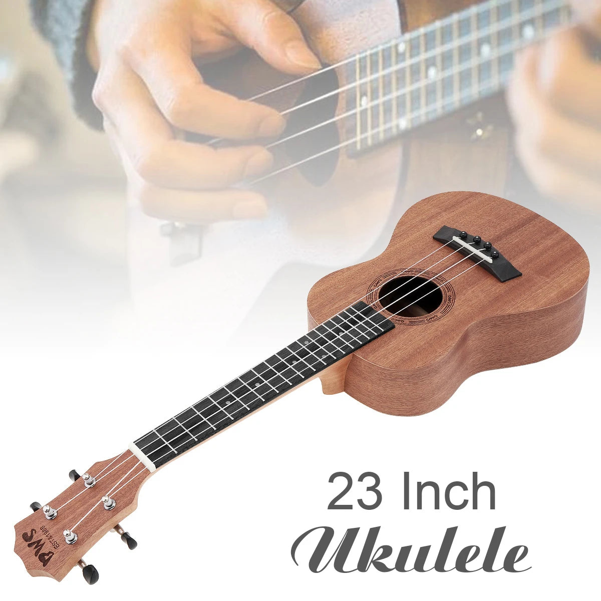 21 / 23 / 26 Inch Tenor Ukulele Concert Acoustic Guitarra Cutaway 4 String Guitar Mahogany Wood Ukelele Hawaii Soprano Ukulele