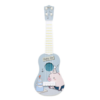 Children's Trumpet Simulation Instrument Ukulele Guitar Mini Four-string Playable Early Education Musical Toy